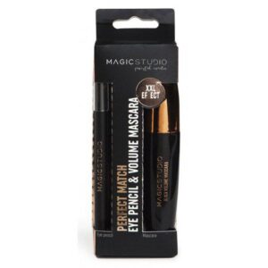 Magic Studio Powerful Cosmetics Mascara y Eye Pencil Lote 2 Piezas